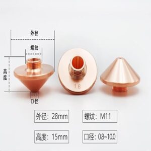 Single Layer Laser Cutting Nozzels D28